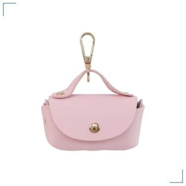 Imagem de Bolsa para saquinho higiênico coletor pet - Sem marca, Rosa