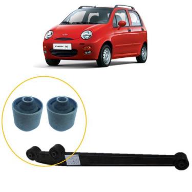 Imagem de Kit Bucha Menor Braço Suspensão Traseira Chery Qq 2011 2012 2013 2014 
