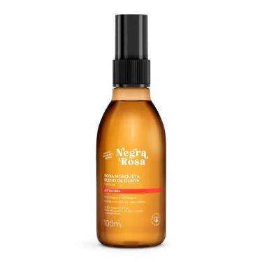 Imagem de Óleo Capilar Rosa Mosqueta Blend de Óleos Negra Rosa Antiqueda 100ml