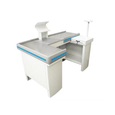 Imagem de Checkout Leve De 1,50M Mesa Reta Com Kit e Furação Para Balança Innal