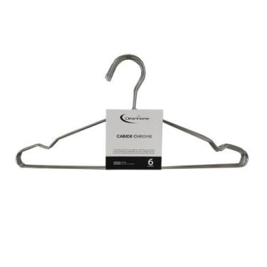 Imagem de Kit 6pcs cabide chrome - Niazitex, Única