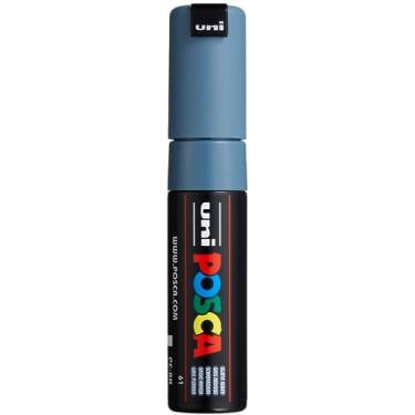 Imagem de Posca Marcador de tinta acrílica, cinzel largo, cinza ardósia