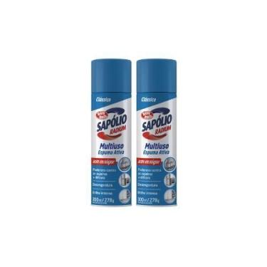Imagem de Kit 2 Espuma Power Multiuso Sapólio Radium 300ml Limpa Tudo - Bom Bril