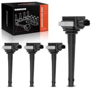 Imagem de A-Premium Pacote de bobina de ignição do motor compatível com Nissan Sentra 2007-2009, Tiida 2007-2017, 1,8L 2,0L, conjunto de 4 peças