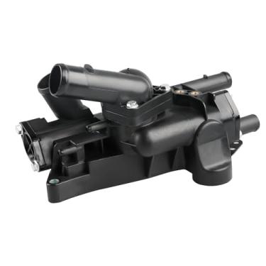 Imagem de WMPHE Substituição da carcaça do termostato do refrigerador do motor para 25600-2G000 compatível com Kia Forte 2010 2011 2012 2013 2.0L 2.4L, conjunto de carcaça do termostato