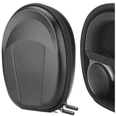 Imagem de Geekria Capa protetora para fones de ouvido compatível com Bose QC Ultra/QC Ultra II/45/35 II/35/25/3/2/SE, bolsa de transporte de viagem rígida de substituição com armazenamento de cabo (preto)