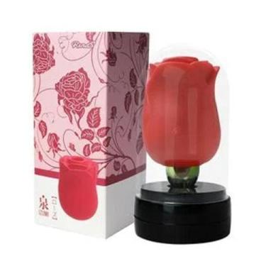 Imagem de Rosa Vibrador Cúpula Pulsação E Língua Sexy Import