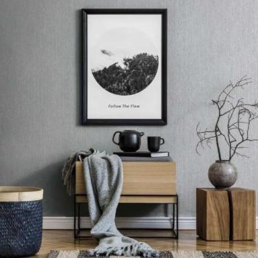 Imagem de Papel de Parede Ivy Aspecto Têxtil Prata 678530I - NOVAMUR