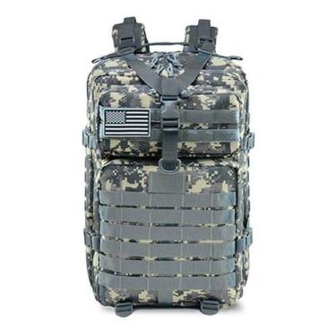 Imagem de Mochila  Militar 50 Litros Resistente A Água Tática Grande - Tem Tudo 