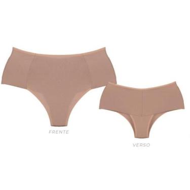 Imagem de Calcinha alta, laterais dupla segredo - RENDA LOVE, Rosa, GG