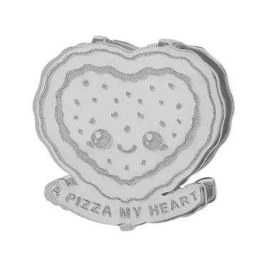 Imagem de Pingente Aço Hit A Pizza My Heart 16.5mm - Convex