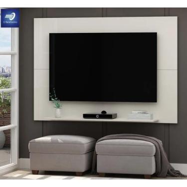 Imagem de Painel para TV até 50" com Prateleira - GELIUS, Off-White