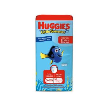 Imagem de FRALDA PRAIA E PISCINA HUGGIES SWIMMERS G/XG  C/ 10 UN -  DE 14 a 20 K