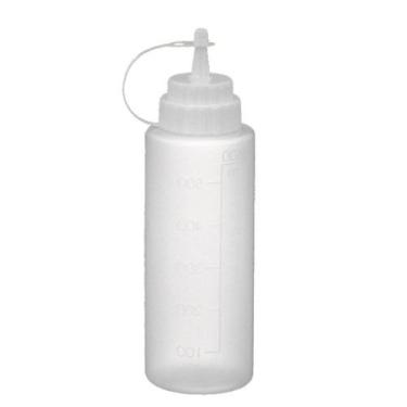 Imagem de Bisnaga de Plástico Flexível Profissional Branca 600ml - PLASDURAN