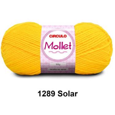 Imagem de Lã Fio Mollet Círculo 100g 200m Novelo - Tricô e Crochê 1/2, 1289 - So