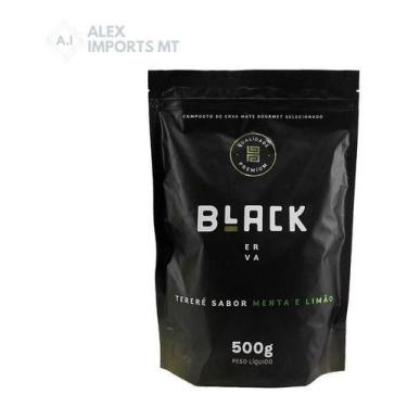 Imagem de Erva Matte Sabor Menta Black Para Terere Mentalizado Top - Alex Import
