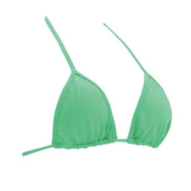 Imagem de Top Busto De Biquíni Praia Avulso Cortininha Simples - Estigma, GG, Ve