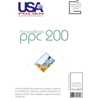 Imagem de Transparência para Retroprojetor Manual Formato Carta 50 Microns - Cai