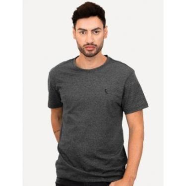 Imagem de Camiseta Reserva Masculina Upcycling Preto Mescla-Masculino