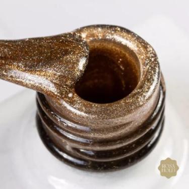 Imagem de Esmalte em gel LED/UV Rosa Hold 10 ml, cor DESEJO DOURADO (RA53)