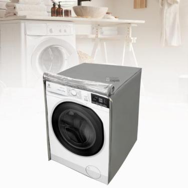 Imagem de Capa para secadora electrolux 12kg premium care transparente - Clean C