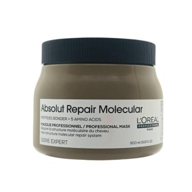 Imagem de Máscara Loreal Molecular 500g - Cabelo Danificado Quebradiço