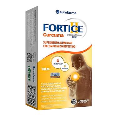 Imagem de Fortice Curcuma Eurofarma 30 Comprimidos Revestidos
