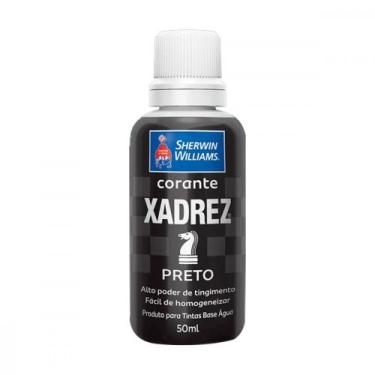 Imagem de Corante Xadrez Preto     50 Ml - Kit C/12 PC - globo / xadrez, Preto