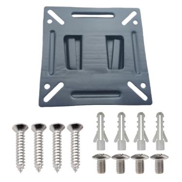 Imagem de QLXHBOT Suporte de parede para monitor na maioria das TVs de 35.6-61.0 cm Computador Universal Low Profile RV TV Suporte de parede VESA até 100 x 100 mm até 13,6 kg Serve para 15 19 20 22 23 polegadas