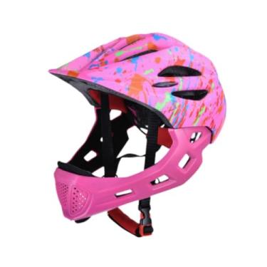 Imagem de menolana Capacete de bicicleta para crianças capacete de ciclismo multiuso na moda capacete esportivo crianças capacete de bicicleta para andar de bicicleta ao, Grafite Rosa