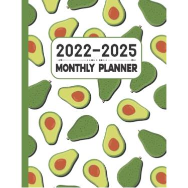 Imagem de Monthly Planner 2022-2025: Avocado Planner | Five Year Monthly Planner |48 Months Agenda|Schedule Organizer & Agenda With Projects/Notes/Goals & Checklists