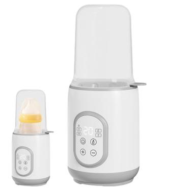Imagem de Aquecedor de mamadeiras portátil,Aquecedor de mamadeiras portátil - Aquecedor de leite materno para viagem com calor rápido,Aquecimento instantâneo e aquecimento constante, aquecedor automático de mam