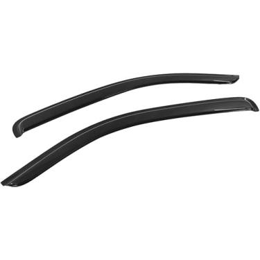 Imagem de Viseiras de janela de fita para Toyota Tacoma 2005-2015, defletores de vento de janela automáticos laterais, ventshade, protetores de chuva para carros/caminhões