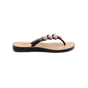 Imagem de Chinelo Feminino Confortavel Terapia dos Pés Anatomico Bege, Bege, 35