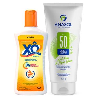 Imagem de Kit Repelente Loção 200ml + Protetor Solar Corporal 200g