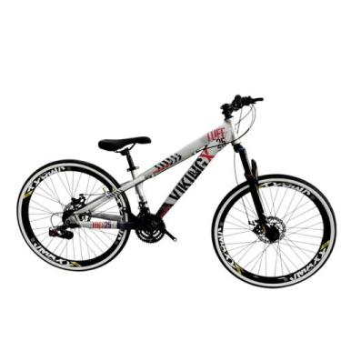 Imagem de Bicicleta Aro 26 Aluminio 21 Velocidade Vikingx Tuff 25 Freio Disco Hi