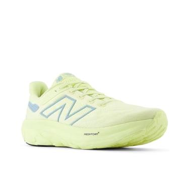 Imagem de New Balance Fresh Foam X 1080 V13 Tênis de corrida masculino, Limelight/azul cromado/prata metálico, 10 Narrow