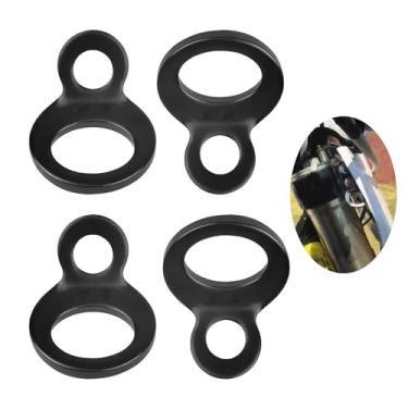 Imagem de 4 peças de gancho de âncora de amarração multiuso, anéis de alça de amarração, anéis de alça de amarração para motocicleta, quadriciclo, caminhão de reboque, garagem, oficina