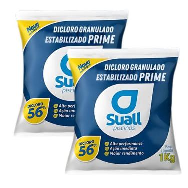 Imagem de Suall Prime Estabilizado 56 Ativo Cloro Piscinas 2kg