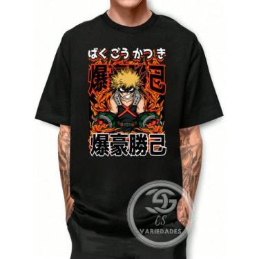 Imagem de Camiseta Boku no Hero Anime Mangá Camiseta  Anime  100% Algodão Malha 