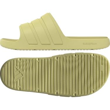 Imagem de adidas Sandália Znsory Slide unissex para adultos, Amarelo pó/amarelo pó/ouro halo, 7 Women/6 Men
