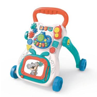 Imagem de Andador Infantil Educativo para Bebê Piano Musical e Lousa Mágica  Zip