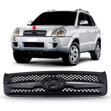 Imagem de Grade radiador tucson 04/13 com friso cromado - NoBrand