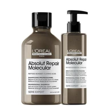 Imagem de Kit Absolut Repair Molecular Sh 250ml + Sérum 250ml - Loreal Profissio