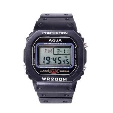 Imagem de Relógio Masculino Digital Áqua A Prova Dagua Clássico Militar - Aqua