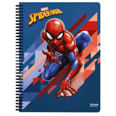 Imagem de Caderno Universitário 1 Matéria 80 Folhas Homem-Aranha - School Basics