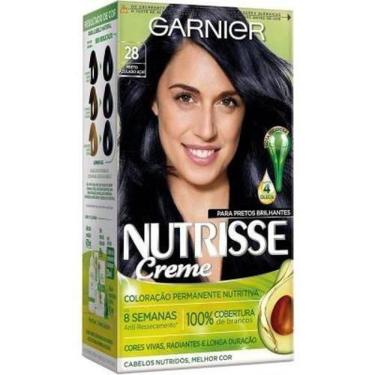 Imagem de Coloração Nutrisse 28 Garnier Preto Azulado Açaí