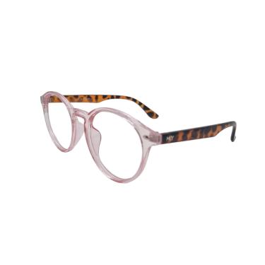 Imagem de Armação De Óculos Mey Eyewear Me9033 C7 55 Rosa Translúcido