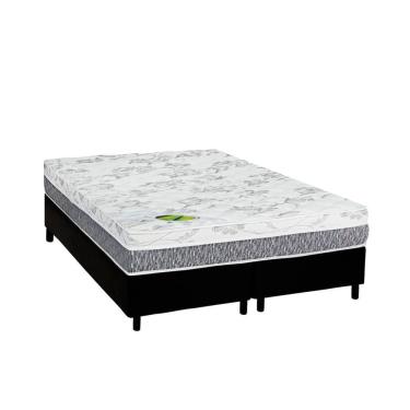 Imagem de Conjunto Box-Colchão Luckspuma Aspen 50 + Cama Queen 158