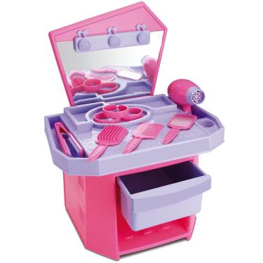 Imagem de Camarim Linda Menina Penteadeira Com Acessórios Rosa